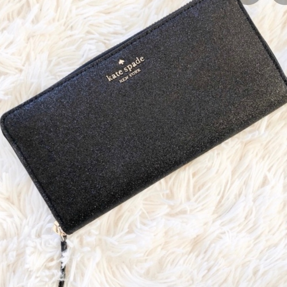 Kate Spade Joeley Glitter Large Continental Wallet